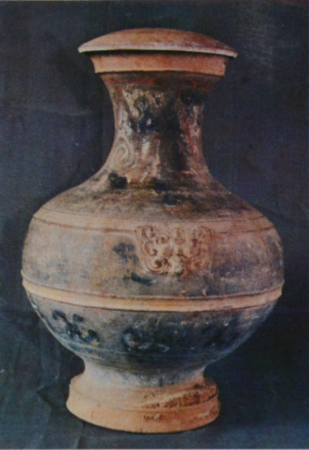 彩陶壶（汉）高36cm 直径26cm